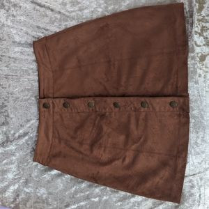 Forever 21 Skirt/ Small/ Brown